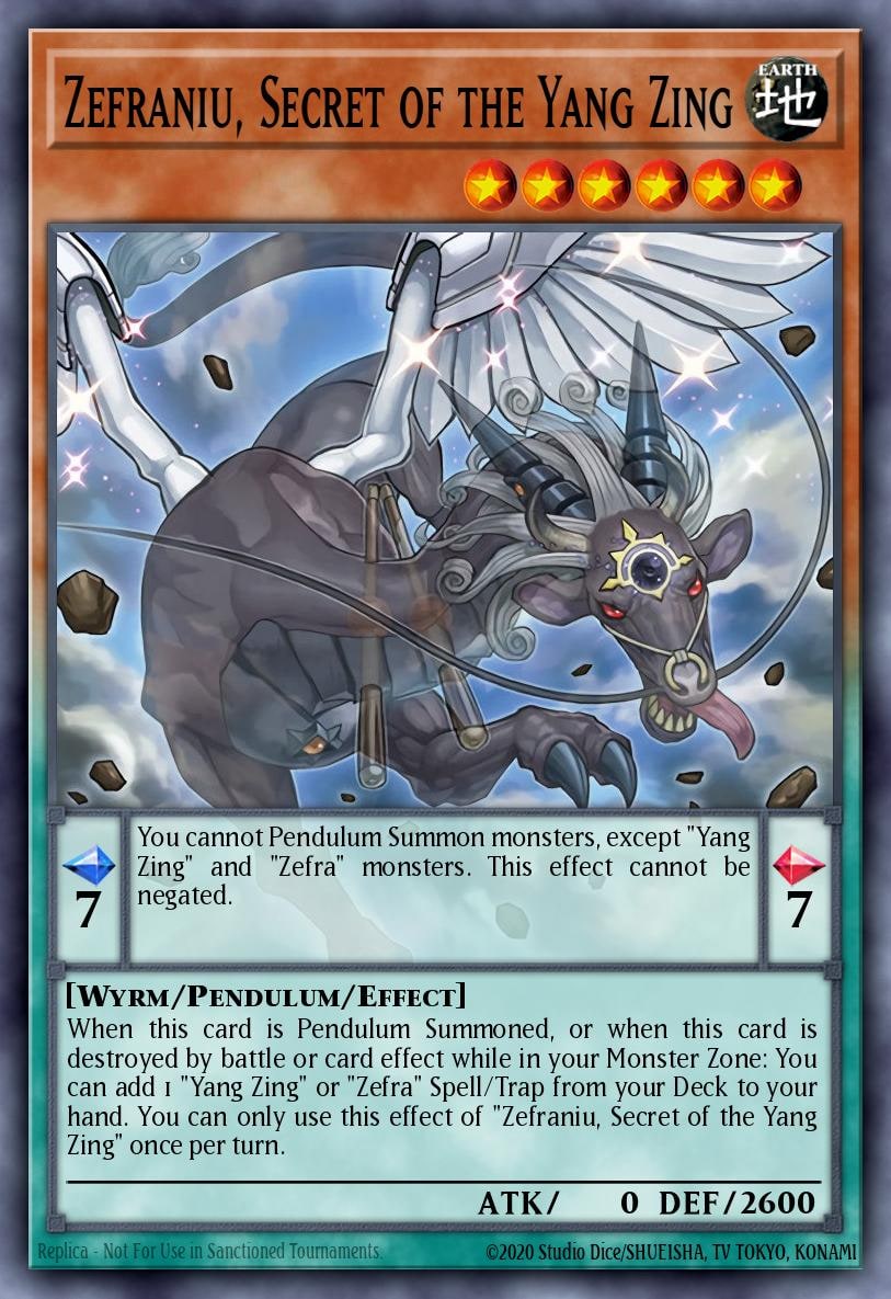 Zefraniu, Secret of the Yang Zing, Crossed Souls CROS-EN025
