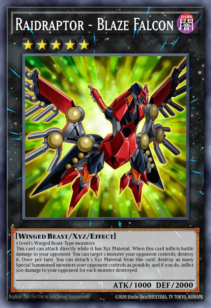 Raidraptor - Blaze Falcon, Crossed Souls CROS-EN048
