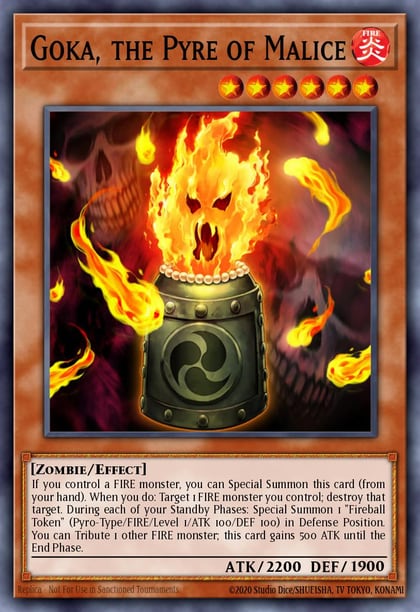 Goka, the Pyre of Malice, Crossroads of Chaos CSOC-EN095