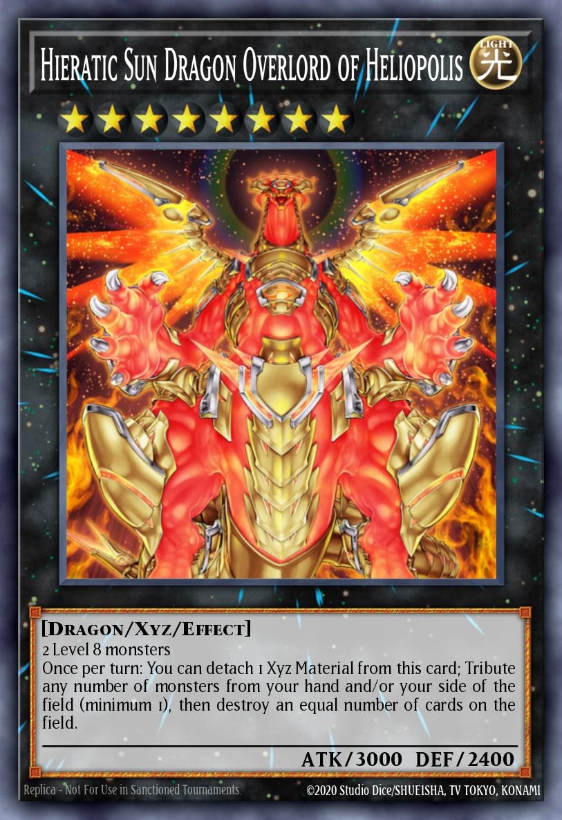 Hieratic Sun Dragon Overlord of Heliopolis, 2012 Collectors Tin CT09-EN004