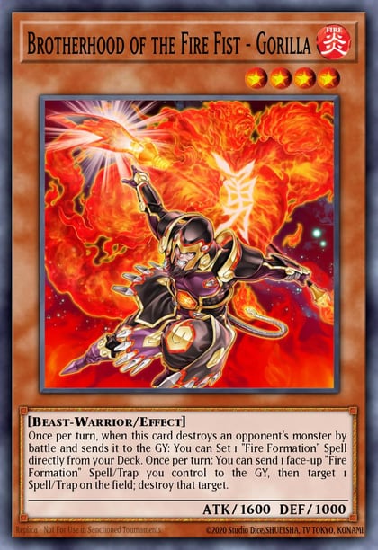 Brotherhood of the Fire Fist - Gorilla, 2014 Mega-Tins CT11-EN003