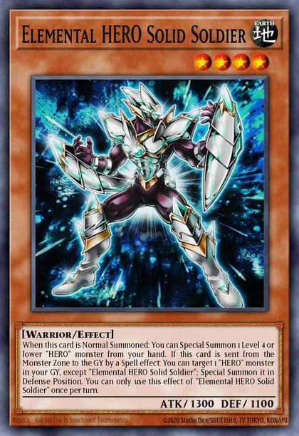 Elemental HERO Solid Soldier, 2018 Mega-Tins CT15-EN003