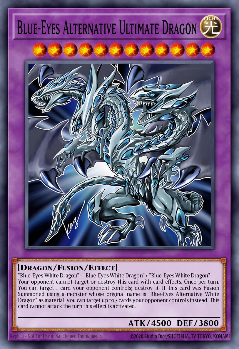 Blue-Eyes Alternative Ultimate Dragon, 2019 Gold Sarcophagus Tin TN19-EN001