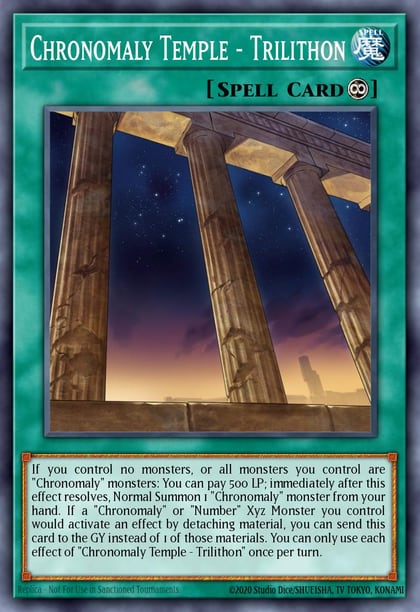 Chronomaly Temple - Trilithon, Dawn of Majesty DAMA-EN059