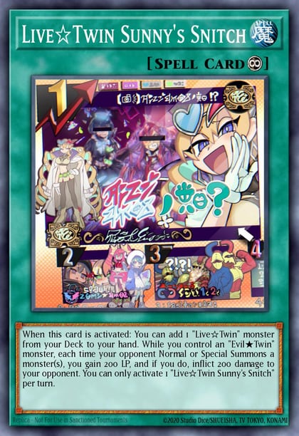 Live Twin Sunny's Snitch, Dawn of Majesty DAMA-EN062