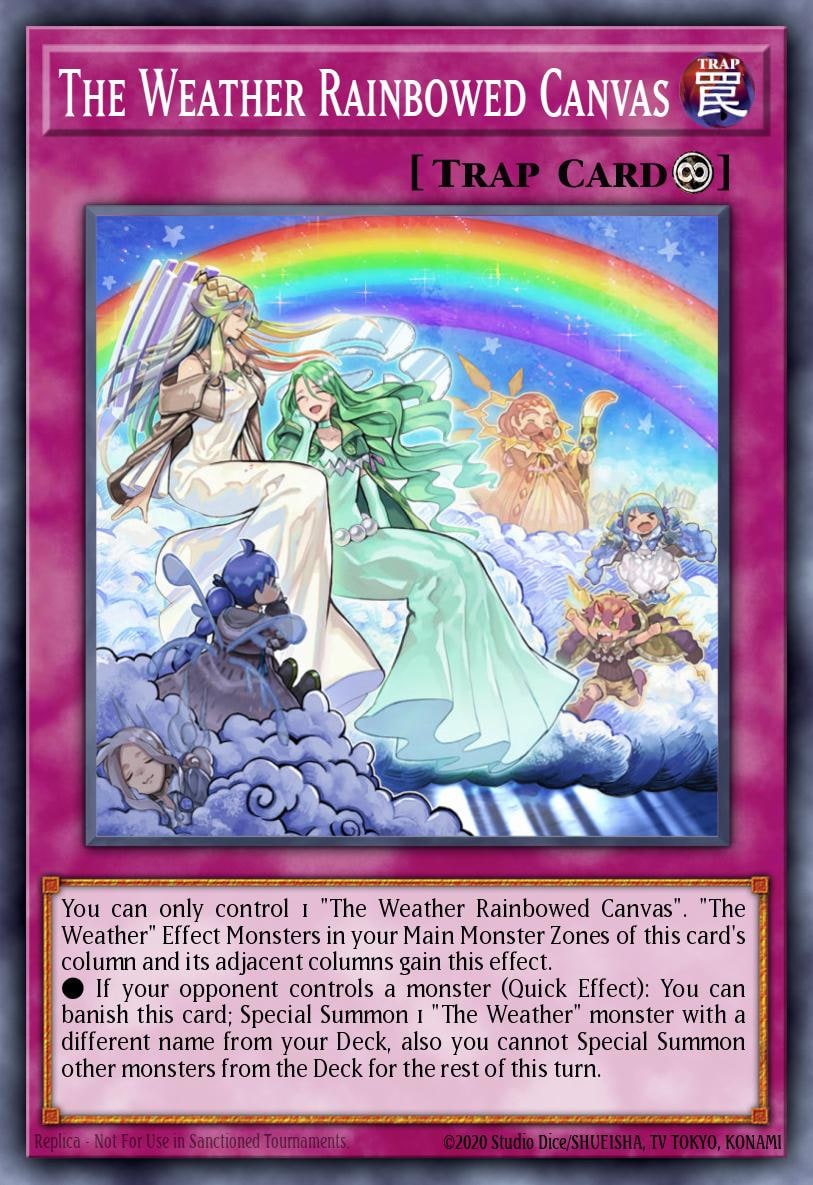The Weather Rainbowed Canvas, Dark Neostorm DANE-EN073