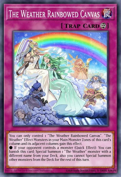 The Weather Rainbowed Canvas, Dark Neostorm DANE-EN073