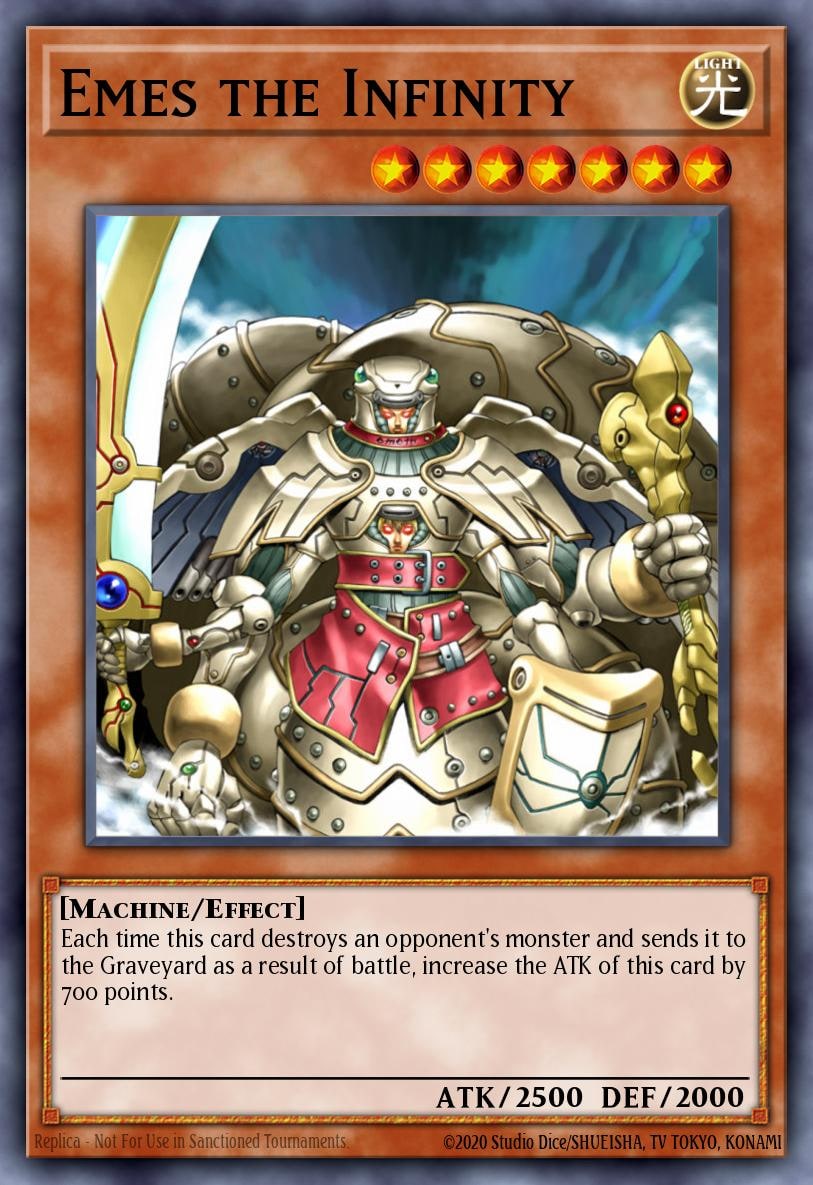 Emes the Infinity, Destiny Board Traveler Promo DBT-EN001