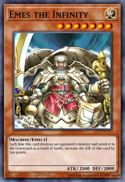 Emes the Infinity, Destiny Board Traveler Promo DBT-EN001
