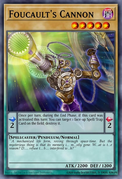 Foucault's Cannon, Demo Deck 2016 DEM3-EN004