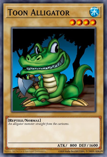 Toon Alligator, Speed Duel Demo Deck 2020 DEM6-EN006