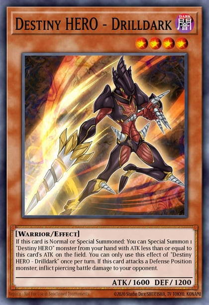Destiny HERO - Drilldark, Destiny Soldiers DESO-EN001