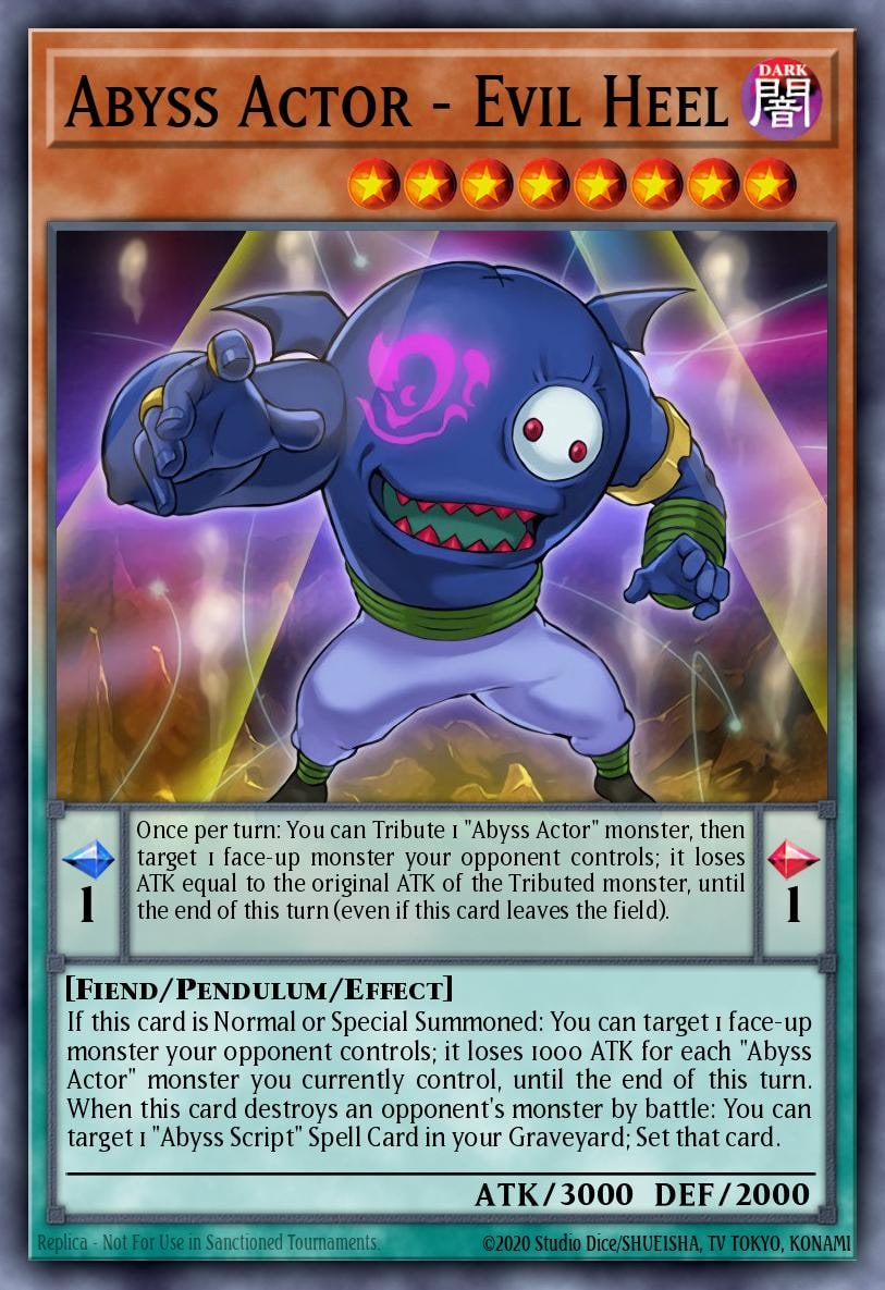 Abyss Actor - Evil Heel, Destiny Soldiers DESO-EN016