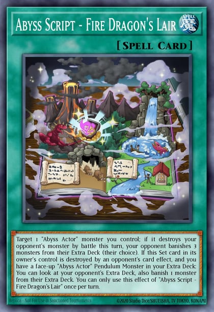 Abyss Script - Fire Dragon's Lair, Destiny Soldiers DESO-EN025