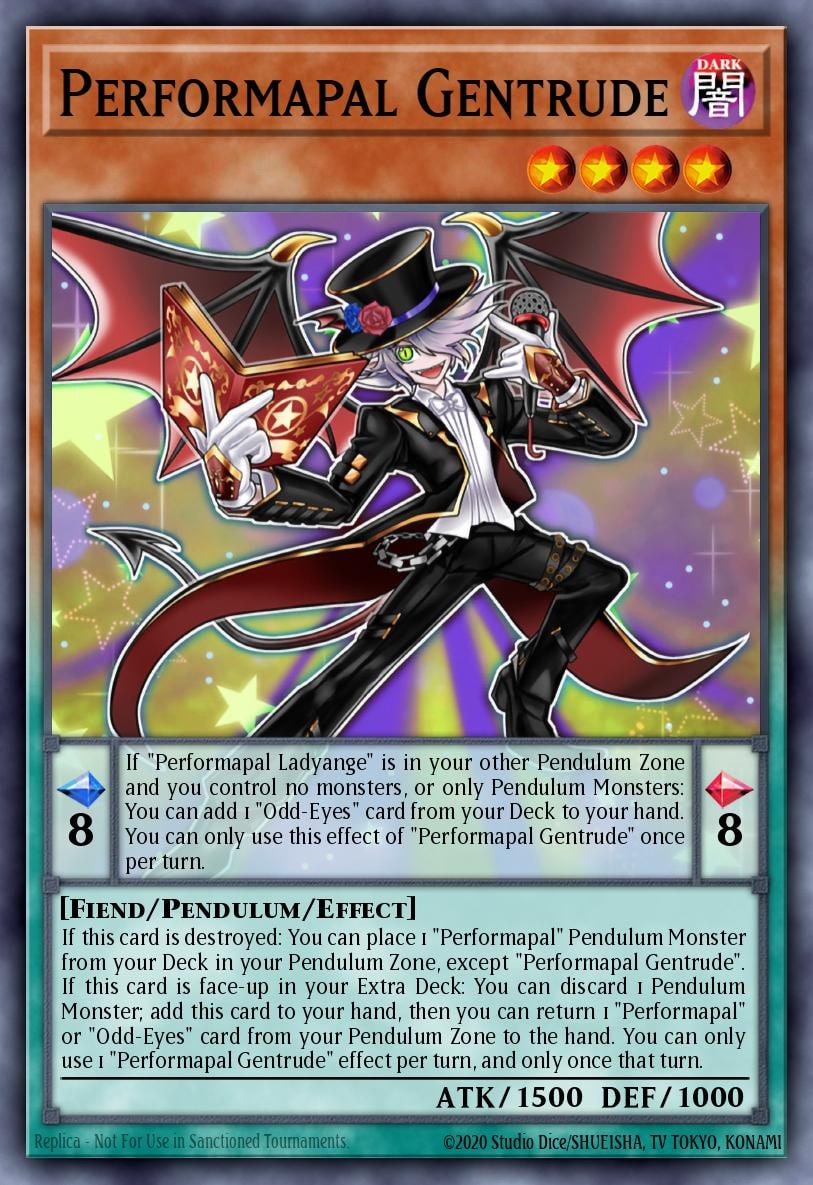 Performapal Gentrude, Dimension Force DIFO-EN001