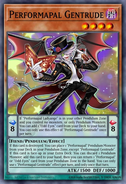 Performapal Gentrude, Dimension Force DIFO-EN001