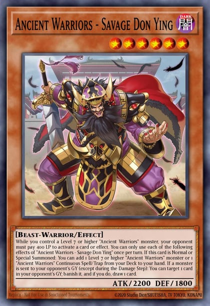 Ancient Warriors - Savage Don Ying, Dimension Force DIFO-EN024