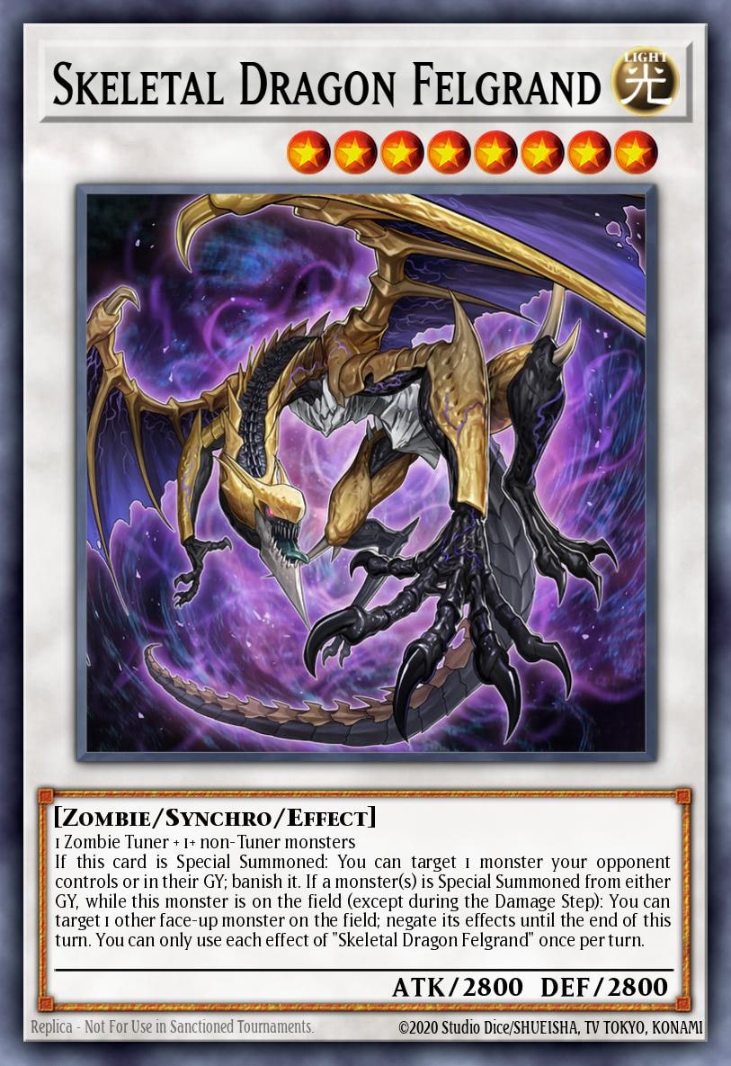 Skeletal Dragon Felgrand, Dimension Force DIFO-EN040