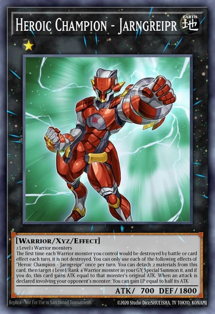 Heroic Champion - Jarngreipr, Dimension Force DIFO-EN045