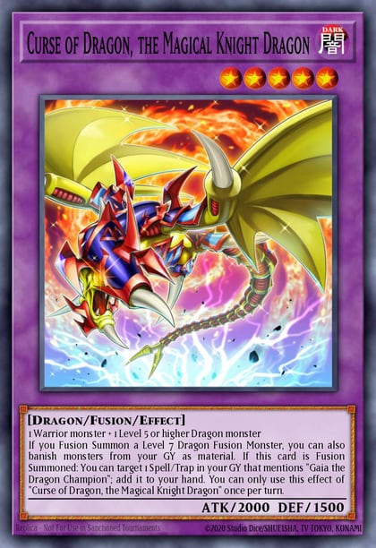 Curse of Dragon, the Magical Knight Dragon, Dimension Force DIFO-EN097