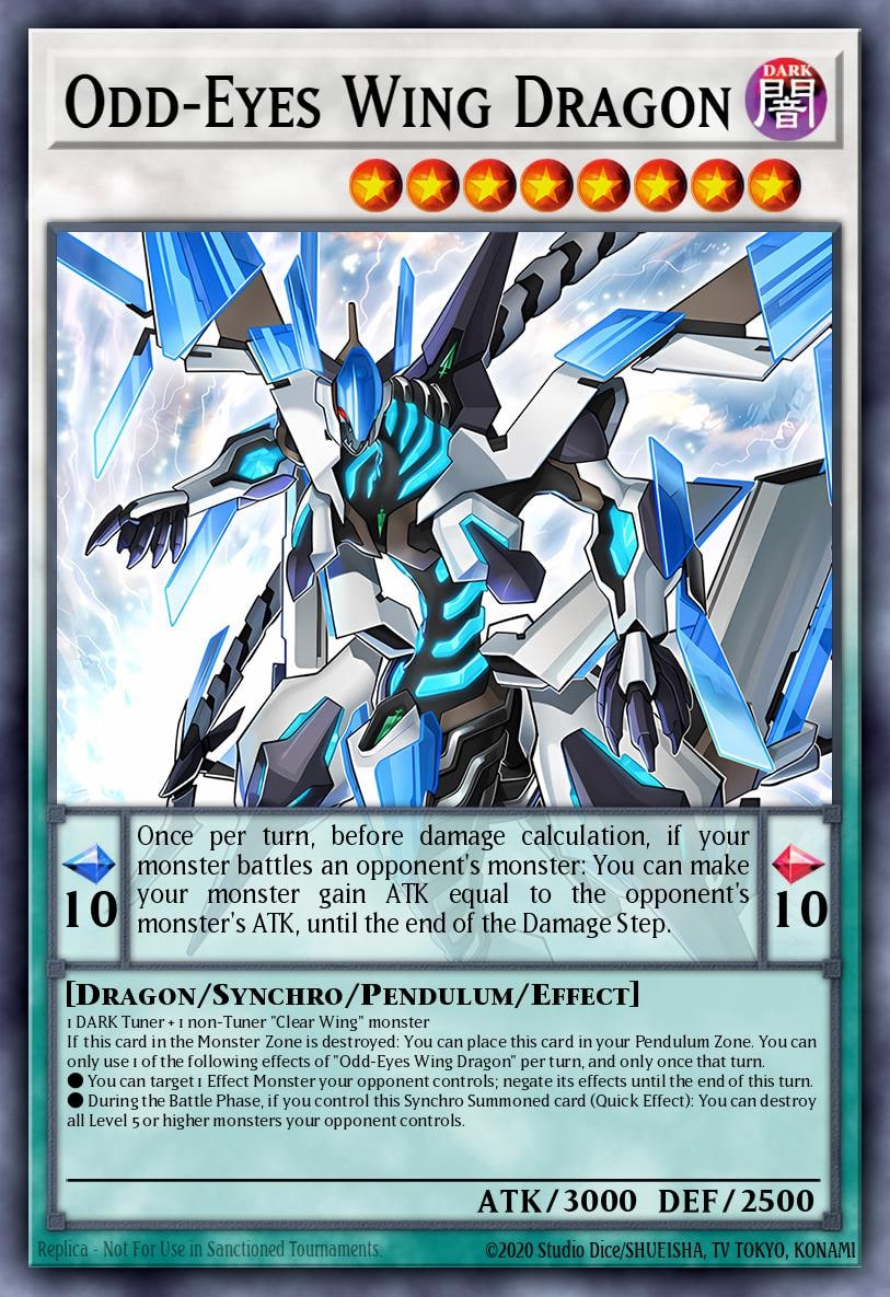 Odd-Eyes Wing Dragon, Dimension Force DIFO-EN098