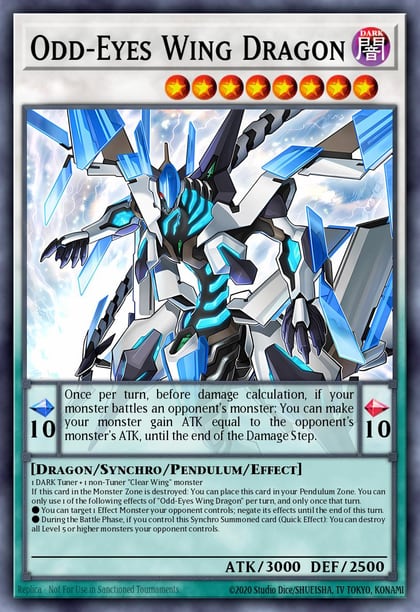 Odd-Eyes Wing Dragon, Dimension Force DIFO-EN098