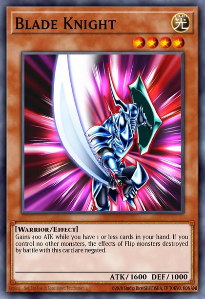 Blade Knight (Blue), Duelist League Promo DL09-EN007