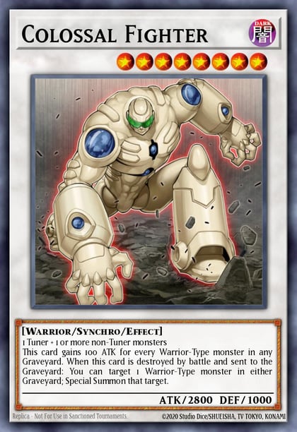 Colossal Fighter (Blue), Duelist League Promo DL09-EN012