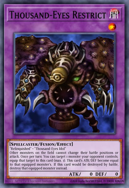 Thousand-Eyes Restrict, Duelist League Promo DL1-001