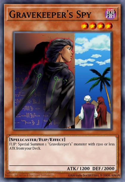 Gravekeeper's Spy (Green), Duelist League Promo DL11-EN009