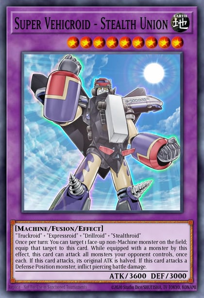 Super Vehicroid - Stealth Union (Green), Duelist League Promo DL12-EN011
