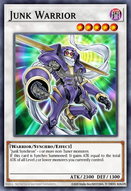 Junk Warrior (Blue), Duelist League Promo DL12-EN012
