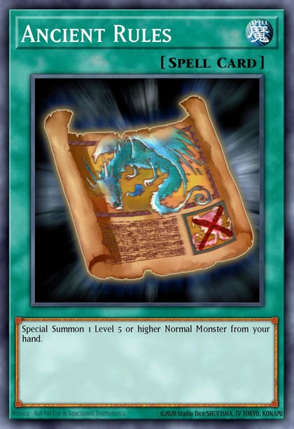 Ancient Rules (Red), Duelist League Promo DL13-EN016