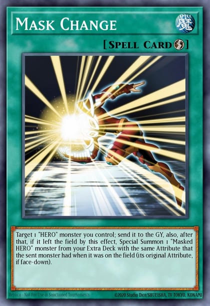 Mask Change (Red), Duelist League Promo DL14-EN016