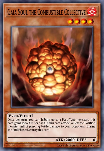 Gaia Soul the Combustible Collective (Red), Duelist League Promo DL15-EN004