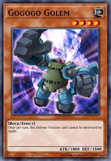 Gogogo Golem (Blue), Duelist League Promo DL15-EN010