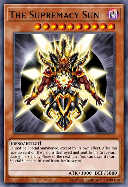 The Supremacy Sun (Blue), Duelist League Promo DL16-EN010