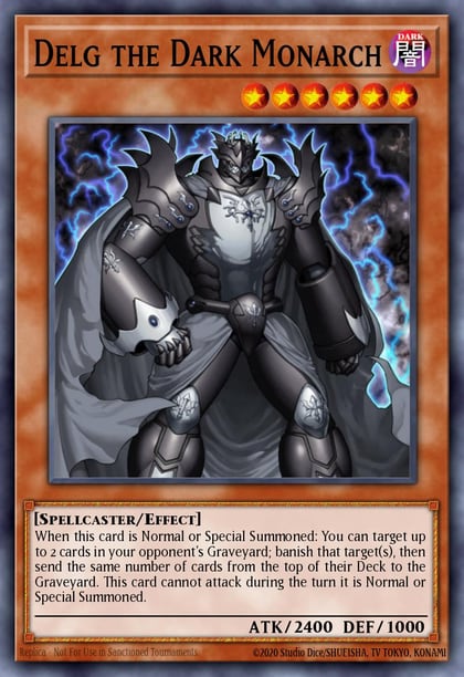 Delg the Dark Monarch (Purple), Duelist League Promo DL17-EN009