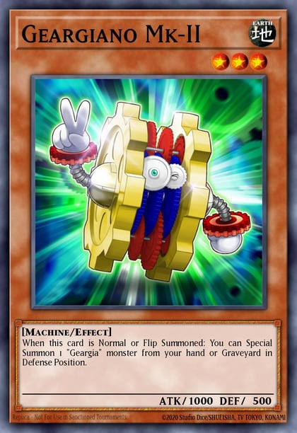 Geargiano Mk-II (Red), Duelist League Promo DL18-EN007
