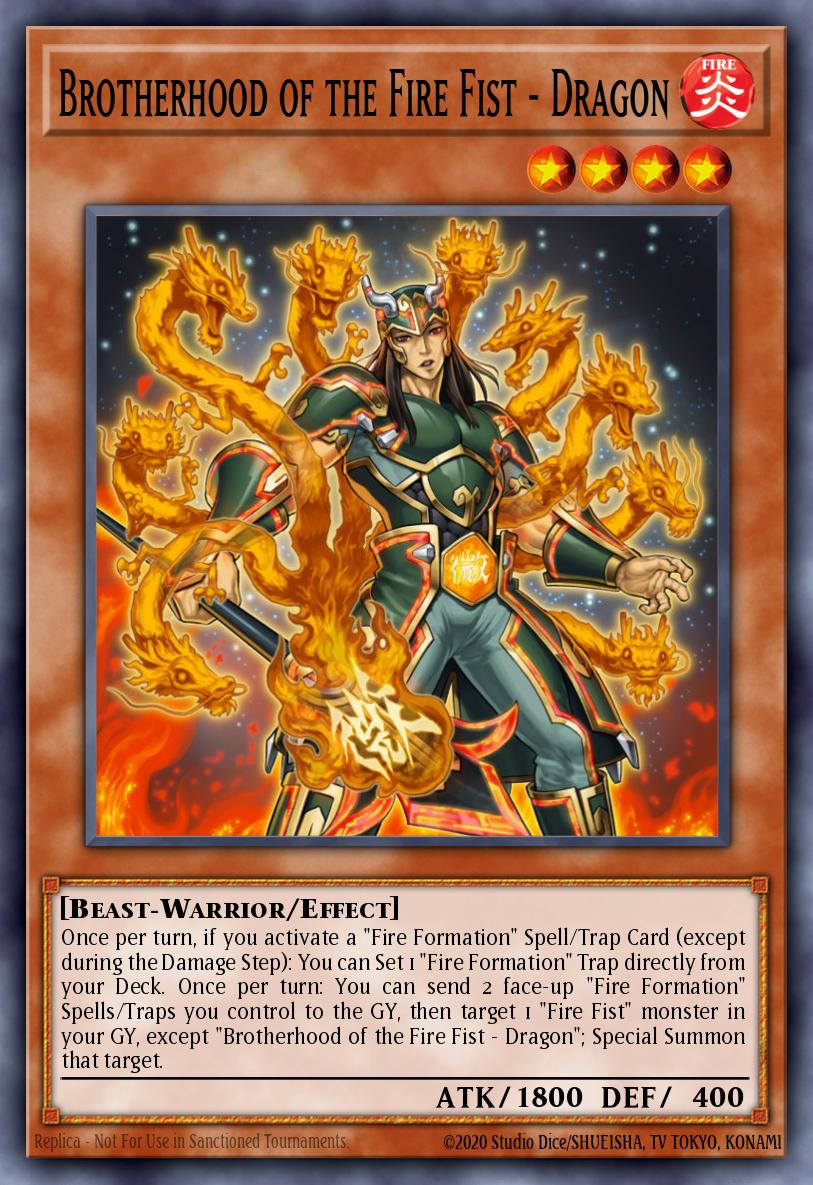 Brotherhood of the Fire Fist - Dragon (Blue), Duelist League Promo DL18-EN008