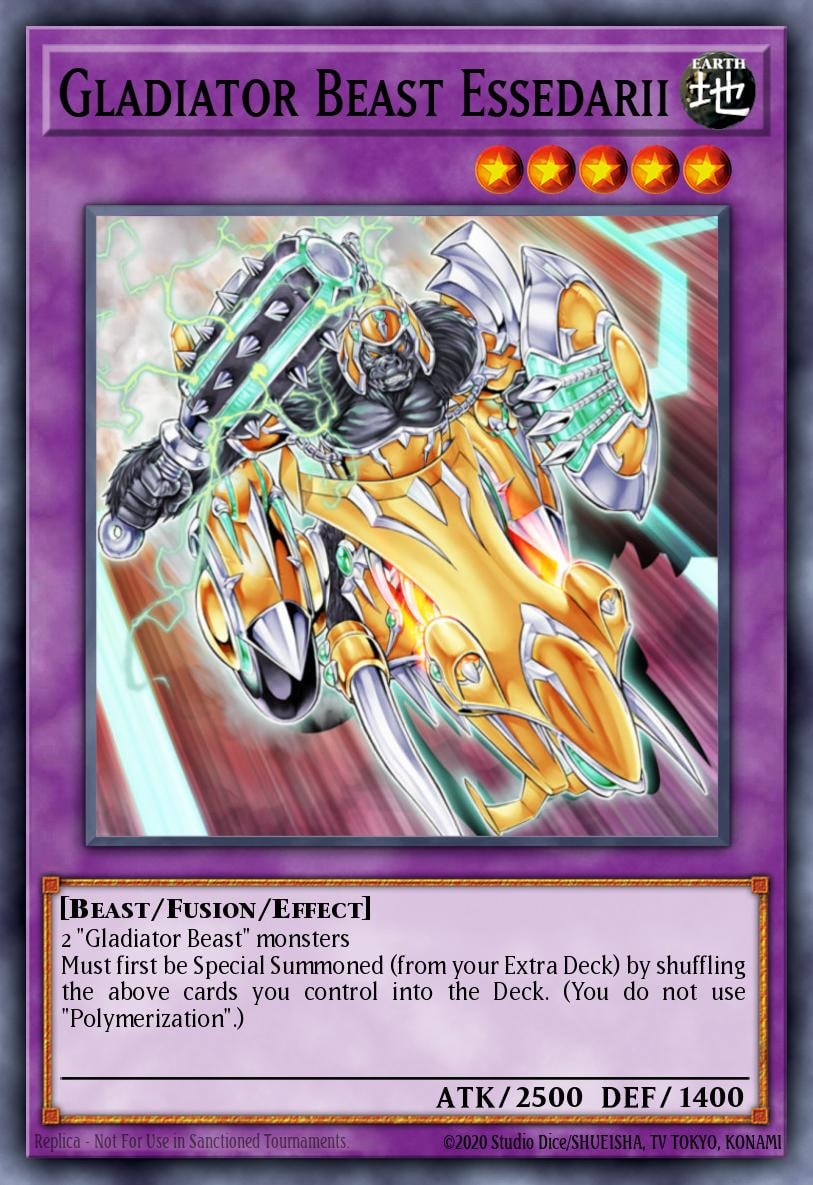 Gladiator Beast Essedarii (Blue), Duelist League Promo DL18-EN010