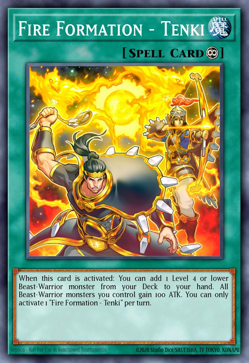 Fire Formation - Tenki (Blue), Duelist League Promo DL18-EN014