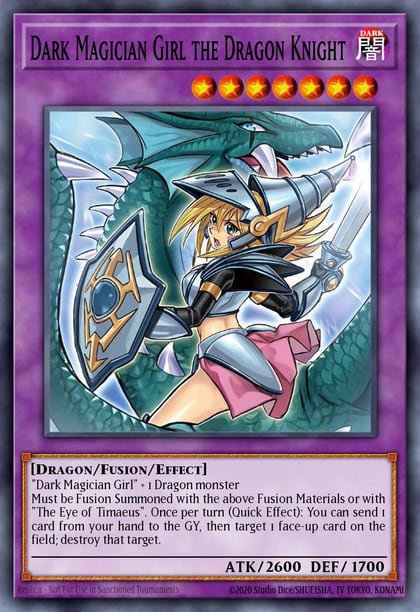 Dark Magician Girl the Dragon Knight (Alternate Art) (Green), Dragons of Legend: The Complete Series DLCS-EN006