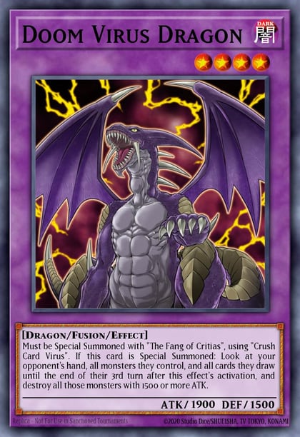 Doom Virus Dragon (Purple), Dragons of Legend: The Complete Series DLCS-EN055