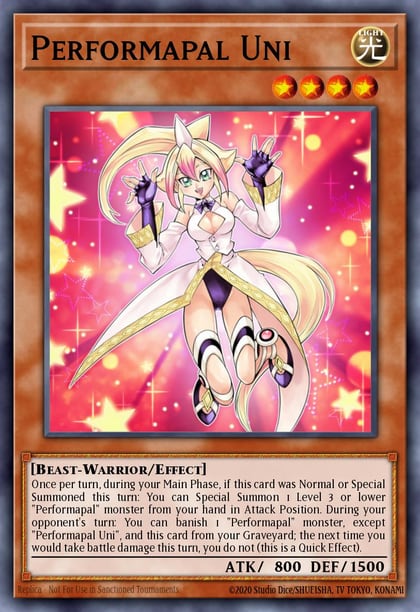 Performapal Uni, Dragons of Legend: The Complete Series DLCS-EN098