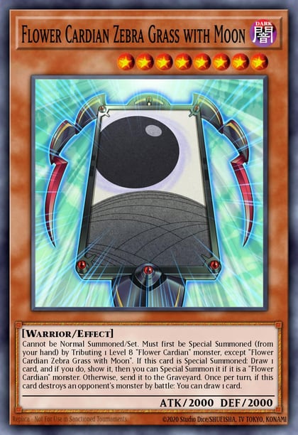 Flower Cardian Zebra Grass with Moon, Dragons of Legend: The Complete Series DLCS-EN132