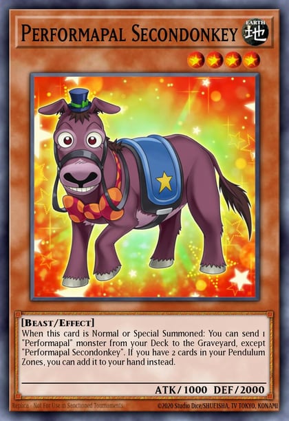 Performapal Secondonkey, Dimension of Chaos DOCS-EN001