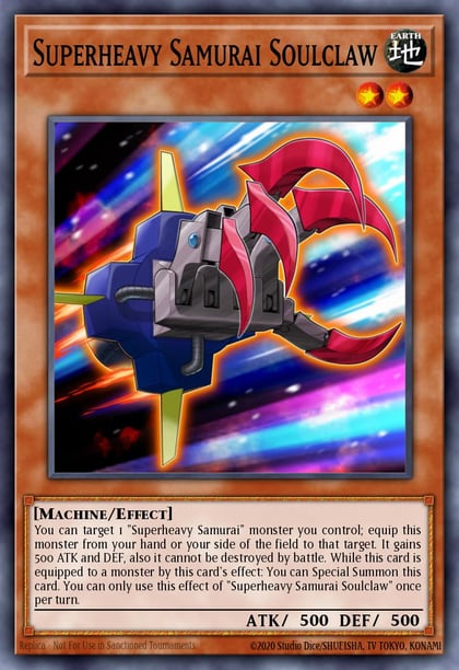 Superheavy Samurai Soulclaw, Dimension of Chaos DOCS-EN008