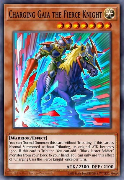 Charging Gaia the Fierce Knight, Dimension of Chaos DOCS-EN019