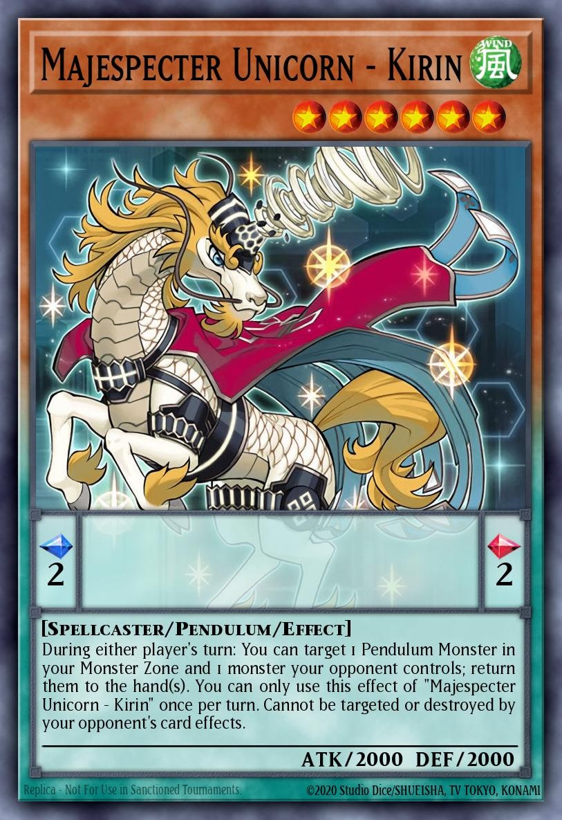 Majespecter Unicorn - Kirin, Dimension of Chaos DOCS-EN029